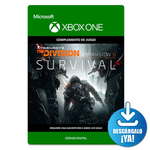 Tom Clancys The Division Expasion II Survival / Complemento de juego digital / Xbox One / Descargable