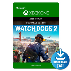 Watch Dogs 2 Deluxe Edition / Juego digital / Xbox One / Descargable