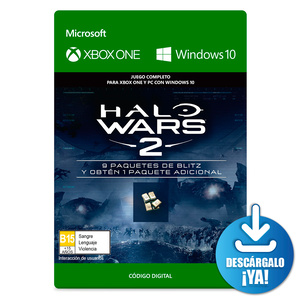 Halo Wars 2 10 Paquetes Blitz / Contenido de juego digital / Xbox One / Windows / Descargable