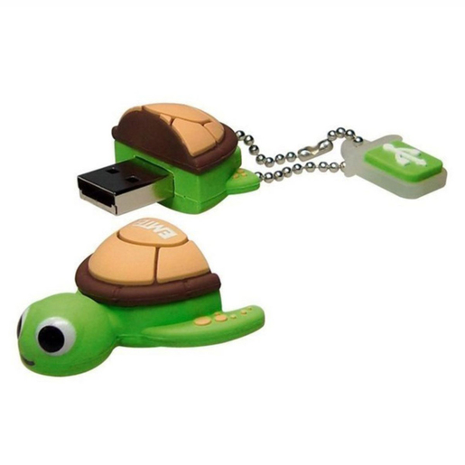 Memoria USB Emtec Sea Turtle M316 / 16 gb / Verde
