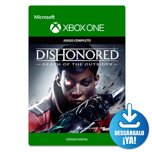 Dishonored Death of the Outsider / Juego digital / Xbox One / Descargable