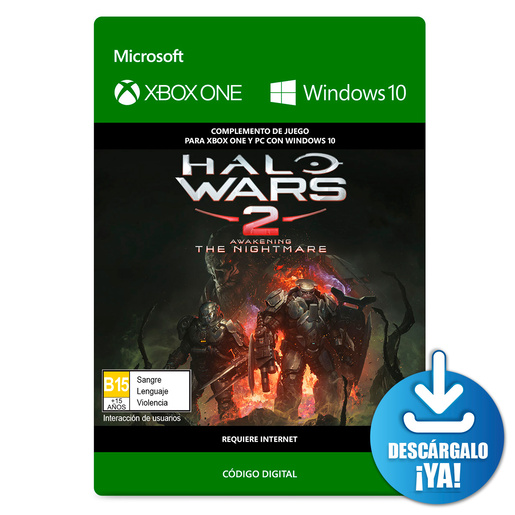Halo Wars 2 Awakening The Nightmare / Complemento de juego digital / Xbox One / Windows / Descargable