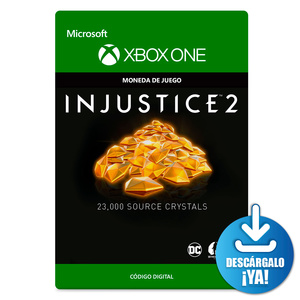 Injustice 2 Source Crystals / 23000 monedas de juego digitales / Xbox One / Descargable