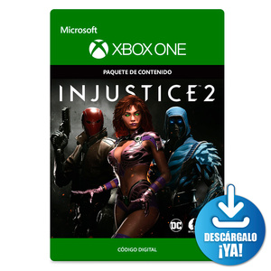 Injustice 2 Fighter Pack 1 / Paquete de contenido digital / Xbox One / Descargable