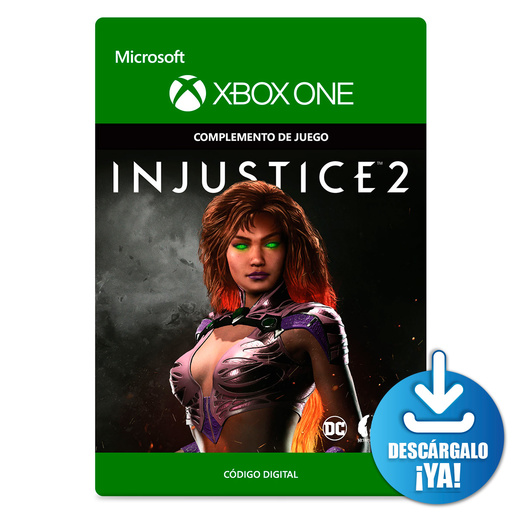 Injustice 2 Starfire / Complemento de juego digital / Xbox One / Descargable