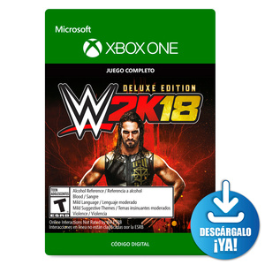 WWE 2K18 Deluxe Edition / Juego digital / Xbox One / Descargable