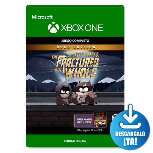 South Park The Fractured but Whole Gold Edition / Juego digital / Xbox One / Descargable