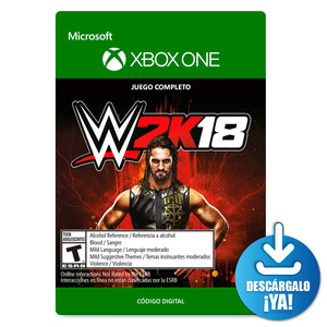 WWE 2K18 / Juego digital / Xbox One / Descargable