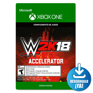 WWE 2K18 Accelerator / Complemento de juego digital / Xbox One / Descargable