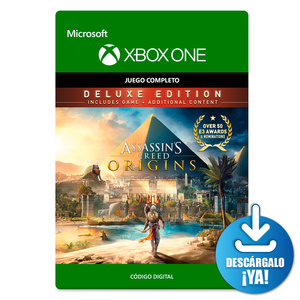 Assassins Creed Origins Deluxe Edition / Juego digital / Xbox One / Descargable