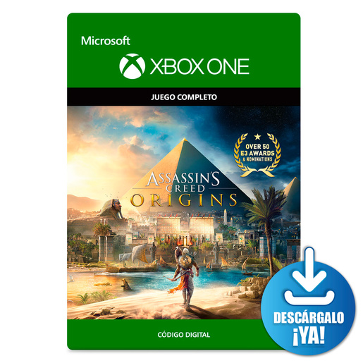 Assassins Creed Origins / Juego digital / Xbox One / Descargable
