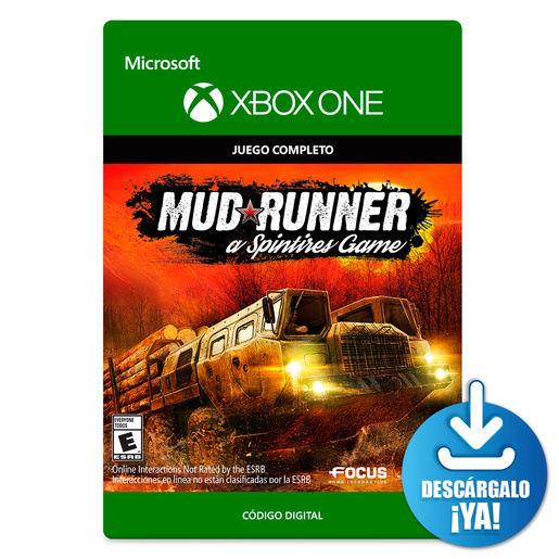 Spintires Mud Runner / Juego digital / Xbox One / Descargable