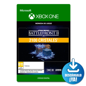 Star Wars Battlefront II Cristales 2100 Monedas de Juego Digitales Xbox One Descargable Star Wars Battlefront II Cristales 2100 Monedas de Juego Digitales Xbox One Descargable