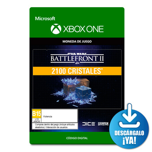 Star Wars Battlefront II Cristales / 2100 monedas de juego digitales / Xbox One / Descargable