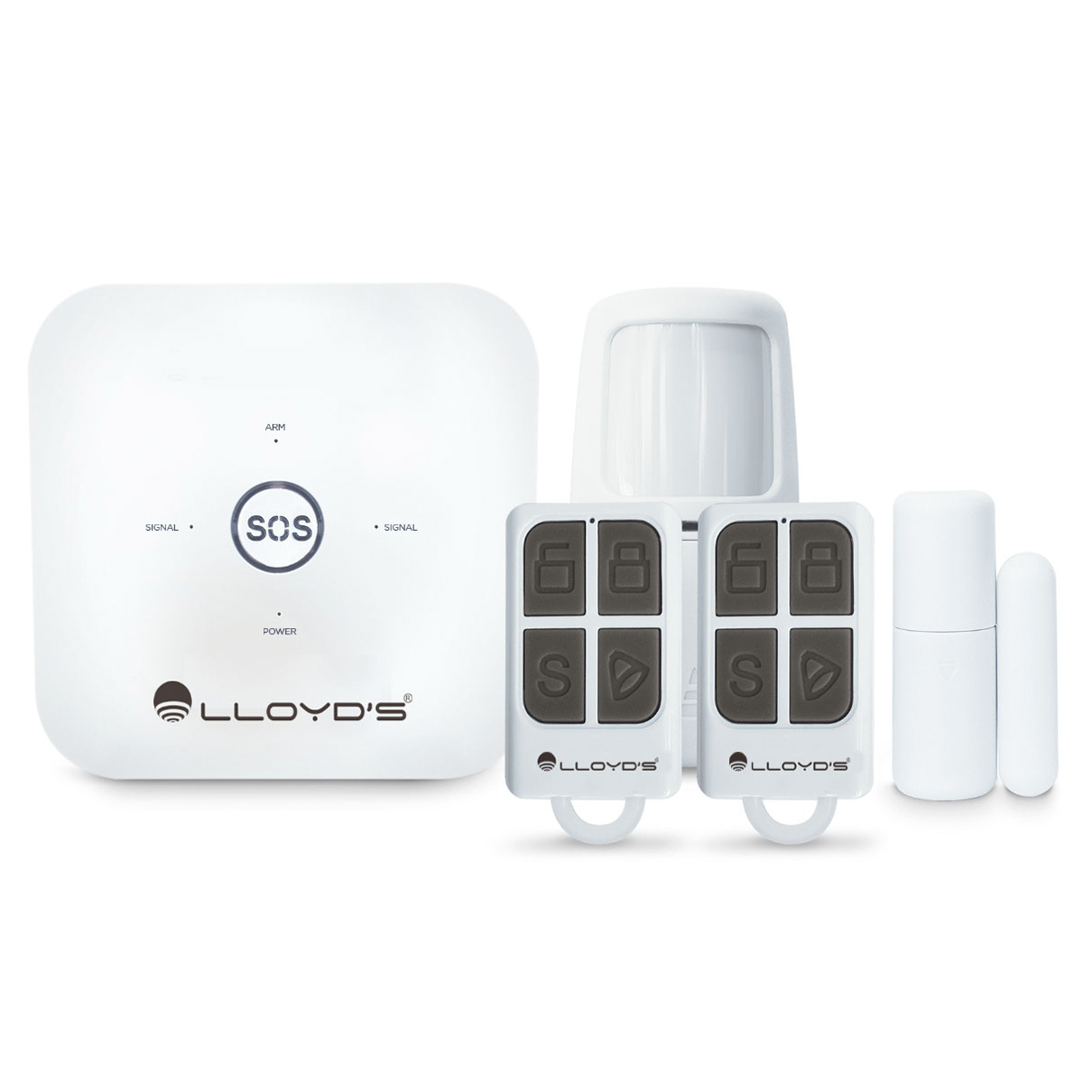 Sistema De Alarma Inalambrica Lloyds La 543 Blanco Wifi Radioshack Mexico