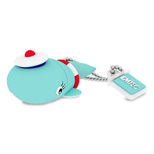 Memoria USB Emtec Sailor Whale M337 / 16 gb / Azul