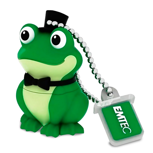 Memoria USB Emtec Crooner Frog M339  / 16 gb / Verde