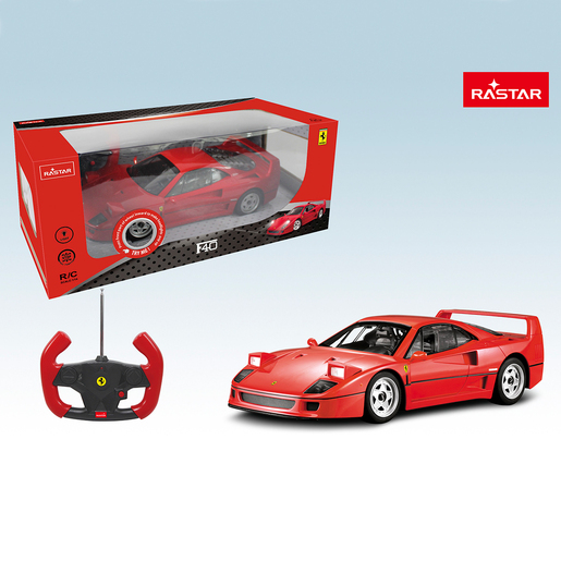 Carro de Control Remoto Rastar Ferrari F40 / Rojo