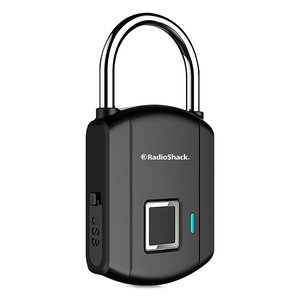 Candado de Huella Digital RadioShack 10 huellas Negro Candado de Huella Digital RadioShack 10 huellas Negro
