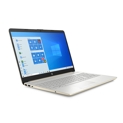 Laptop Hp 15-GW0005LA / 15.6 Plg. / AMD Ryzen 3 / SSD 256 gb  / RAM 8 gb / Plata con oro