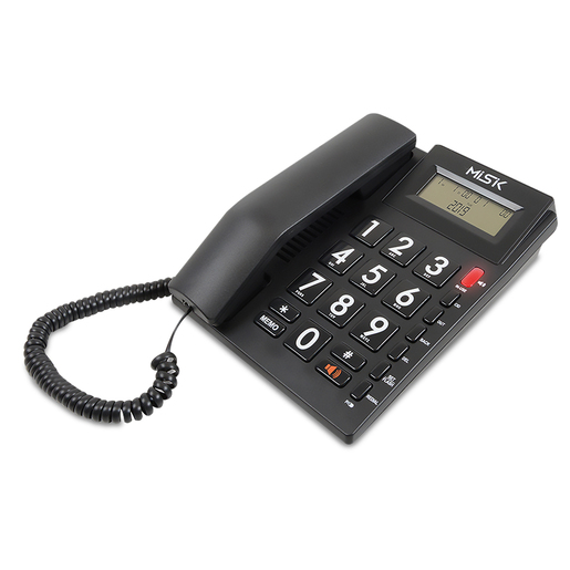 Teléfono Alámbrico Misik MT862 / Negro Teléfono Alámbrico Misik MT862 / Negro