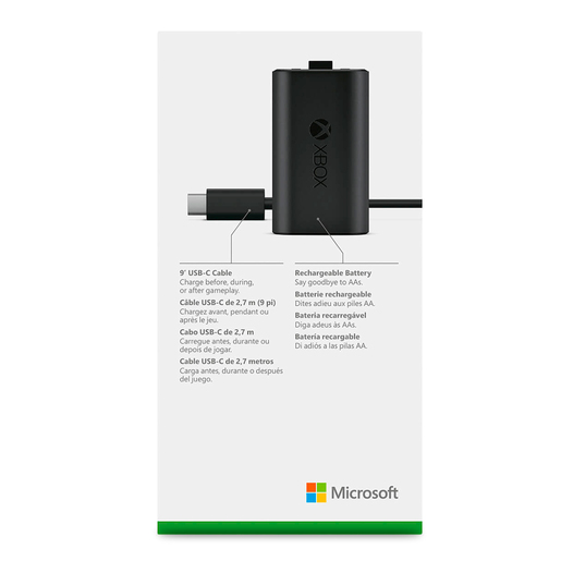 Kit carga y juega Control Inalámbrico Xbox Kit carga y juega Control Inalámbrico Xbox