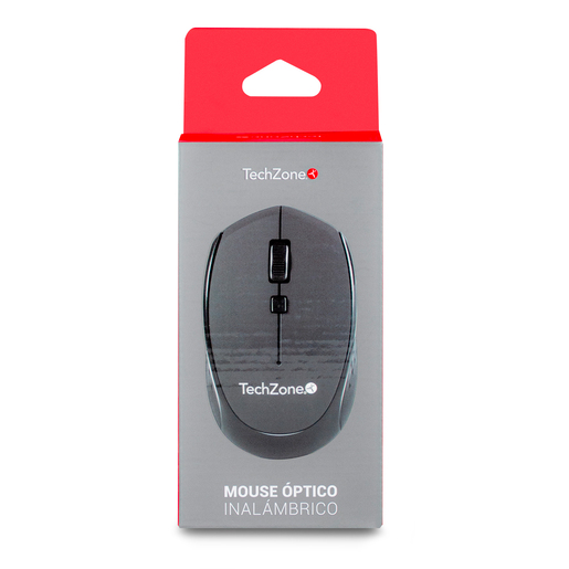 Mouse Inalámbrico TechZone TZ19MOU01 Negro USB