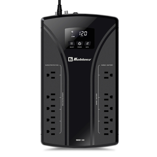 No Break Koblenz Platinum 9022 USB / 10 contactos / 900 VA / Negro No Break Koblenz Platinum 9022 USB / 10 contactos / 900 VA / Negro