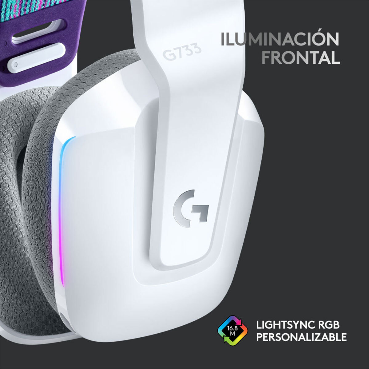 Audífonos gamer Logitech G733 con descuento en  México: iluminación  RGB y compatibilidad con para PS4, PS5 y PC, por 1,849 pesos