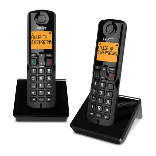 Teléfono Inalámbrico Dúo Select Sound 8032 Negro Teléfono Inalámbrico Dúo Select Sound 8032 Negro