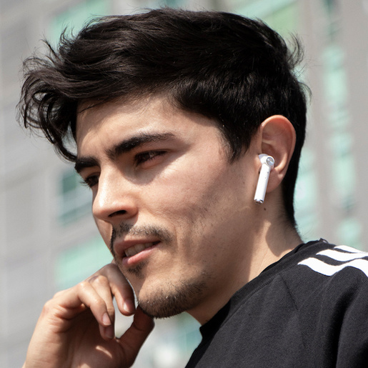 Audífonos Bluetooth STF Polux 2.5 True Wireless / In ear / Blanco