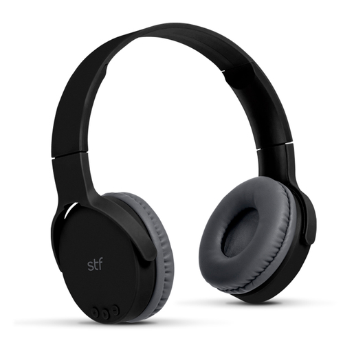 Audífonos Bluetooth STF Spot / On ear / Negro con gris