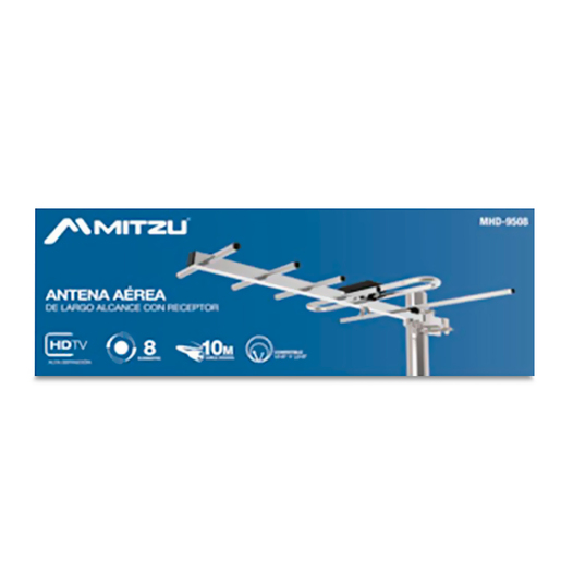 Antena Aérea de Largo Alcance con Receptor Mitzu MHD-9508 / Exterior