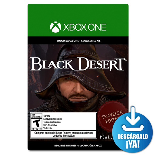 Black Desert Traveler Edition / Juego digital / Xbox One / Xbox Series X·S / Descargable Black Desert Traveler Edition / Juego digital / Xbox One / Xbox Series X·S / Descargable