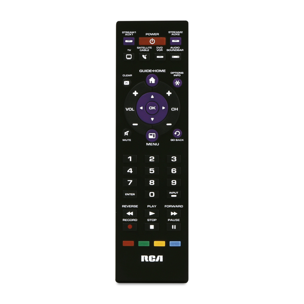 Control Remoto Universal RCA RCRPST04BE / Negro | Controles remoto ...