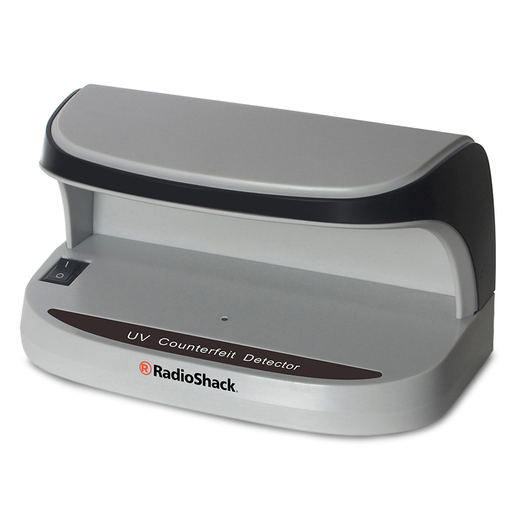 Detector de Billetes Falsos Luz UV RadioShack AL 09 Gris Detector de Billetes Falsos Luz UV RadioShack AL 09 Gris