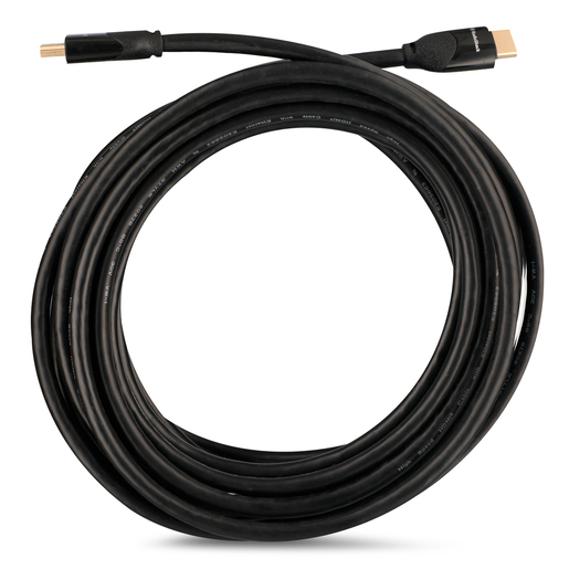 Cable HDMI con Ethernet RadioShack / 6.06 m / Plástico / Negro con oro