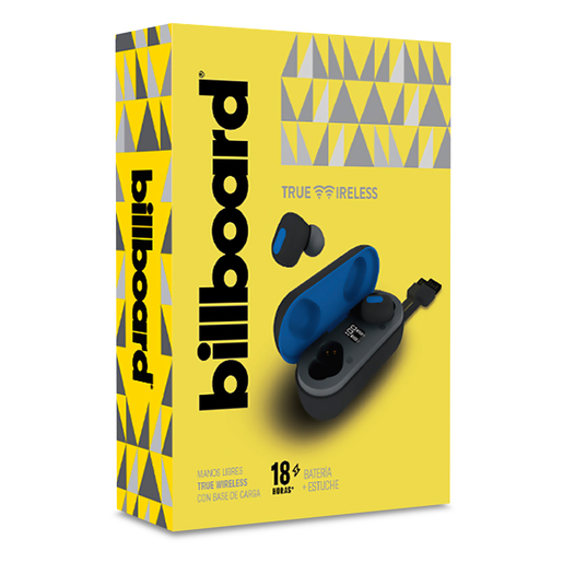Audífonos Inalámbricos BB-E93317 Billboard  Azul con Negro