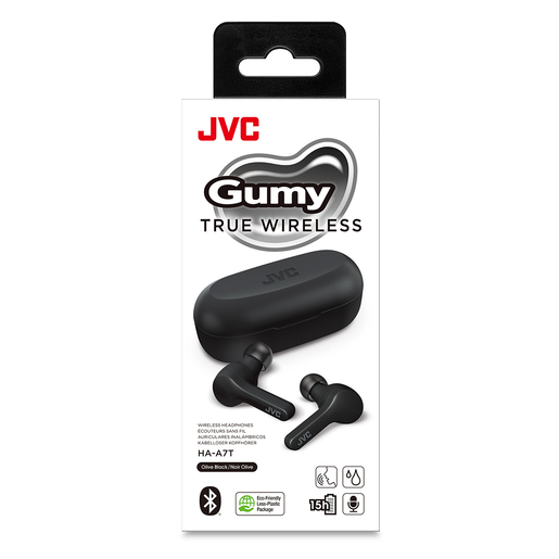Audífonos Bluetooth JVC Gumy HA A7T True Wireless / In ear / Negro