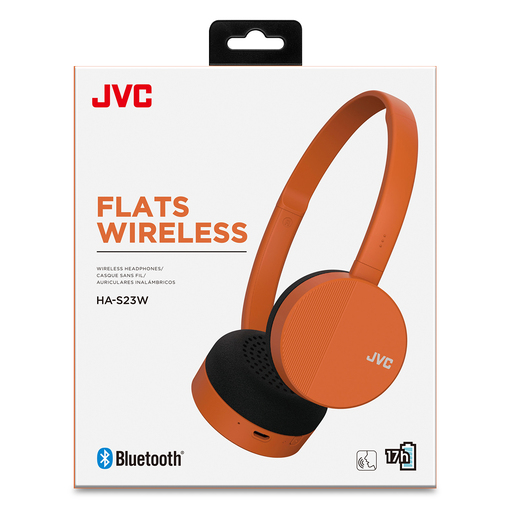 Audífonos Bluetooth JVC HA S23W / On ear / Naranja