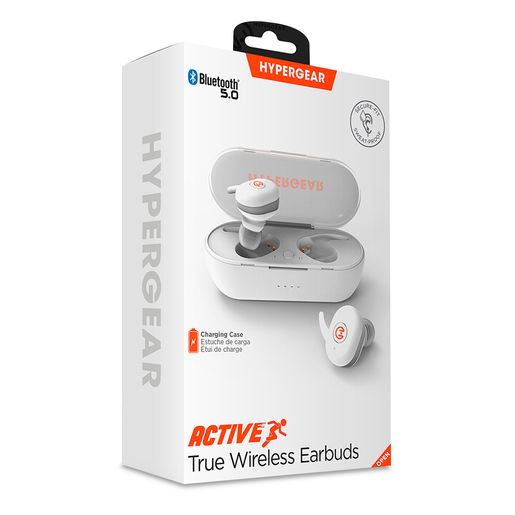 Audífonos Bluetooth HyperGear Active 15127 True Wireless / In ear / Blanco