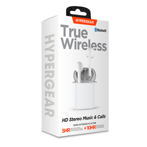 Audífonos Bluetooth HyperGear 15165 True Wireless / In ear / Blanco