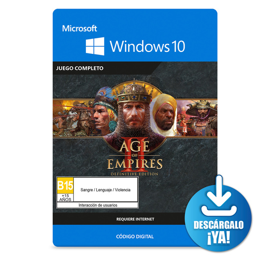 Age of Empires II Definitive Edition / Juego digital / Windows / Descargable Age of Empires II Definitive Edition / Juego digital / Windows / Descargable