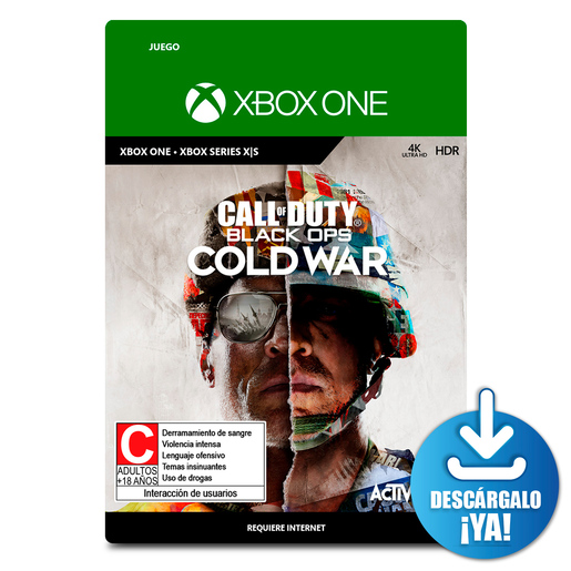 Call of Duty Black Ops Cold War / Juego digital / Xbox One / Xbox Series X·S / Descargable
