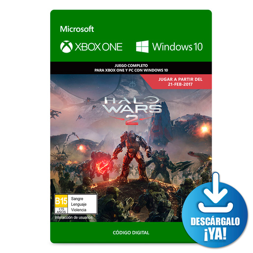 Halo Wars 2 / Juego digital / Xbox One / Windows / Descargable Halo Wars 2 / Juego digital / Xbox One / Windows / Descargable