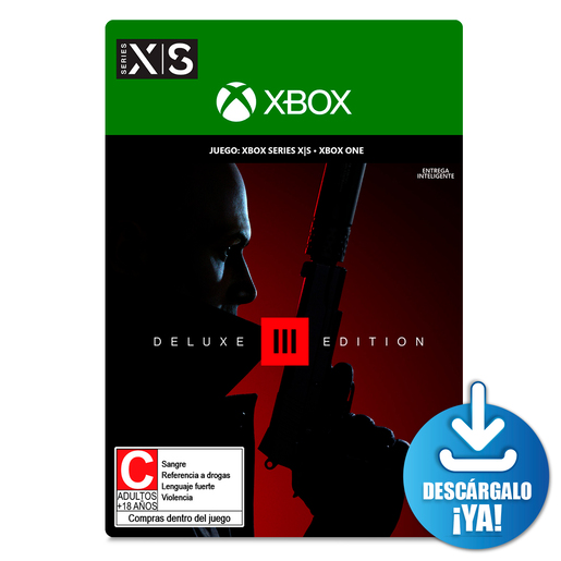 Hitman III Deluxe Edition / Juego digital / Xbox One / Xbox Series X·S / Descargable Hitman III Deluxe Edition / Juego digital / Xbox One / Xbox Series X·S / Descargable