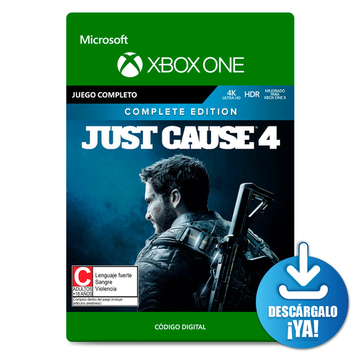 Just Cause 4 Complete Edition / Juego digital / Xbox One / Descargable
