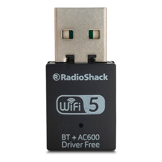 Adaptador Nano Receptor Inalámbrico USB RadioShack WD 4510AC / Negro, Extensiones y adaptadores, Energía, Baterías y energía, Todas, Categoría