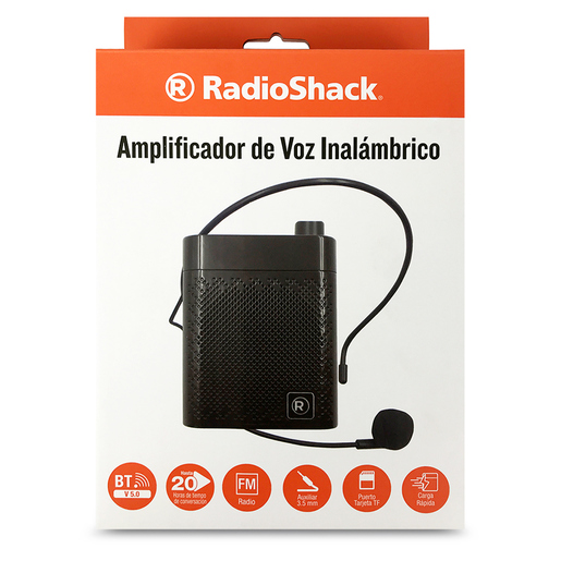 Amplificador de Voz Portátil RadioShack K6 / Negro