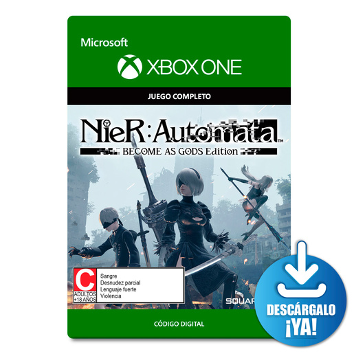Nier Automata Become a Gods Edition / Juego digital / Xbox One / Descargable Nier Automata Become a Gods Edition / Juego digital / Xbox One / Descargable